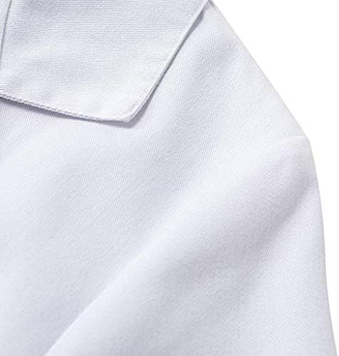 Blouse De Laboratoire Coton-polyester – Manches Longues, 3 Poches, Pour Chimie, Médecine, écoles, Tailles S-4XL