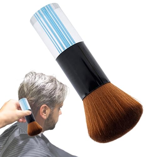 Cepillo Polvo Para Cuello De Barbero,Cepillo De Barbería Para Eliminar Pelos Sueltos Y Restos - Herramienta De Limpieza Para Peluquería Casera, Salones Y Cortes De Viaje