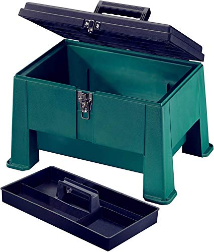 Best Cyber Monday 🔥 Step N Store, Step Stool Tool Box 20" Garden Green