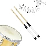 Holz Drumsticks - Drumsticks - 2 Stück Drumsticks für E-Drum | Holz Drumsticks mit komfortablem Griff, coole Drumsticks für Anfänger
