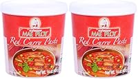 Mae Ploy Würzpaste Curry rot Cup (1 x 400 g) (Packung mit 2)