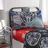 Easy Care and Maintenance Transformers 5 The Last Knight Autobot Strong Bedding Sheet Set, Black/Multicolor, FULL