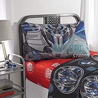Easy Care and Maintenance Transformers 5 The Last Knight Autobot Strong Bedding Sheet Set, Black/Multicolor, FULL