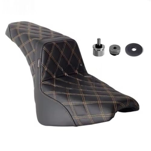 Asiento de motocicleta ergonómico de dos plazas para Softail Street Bob FXBBS