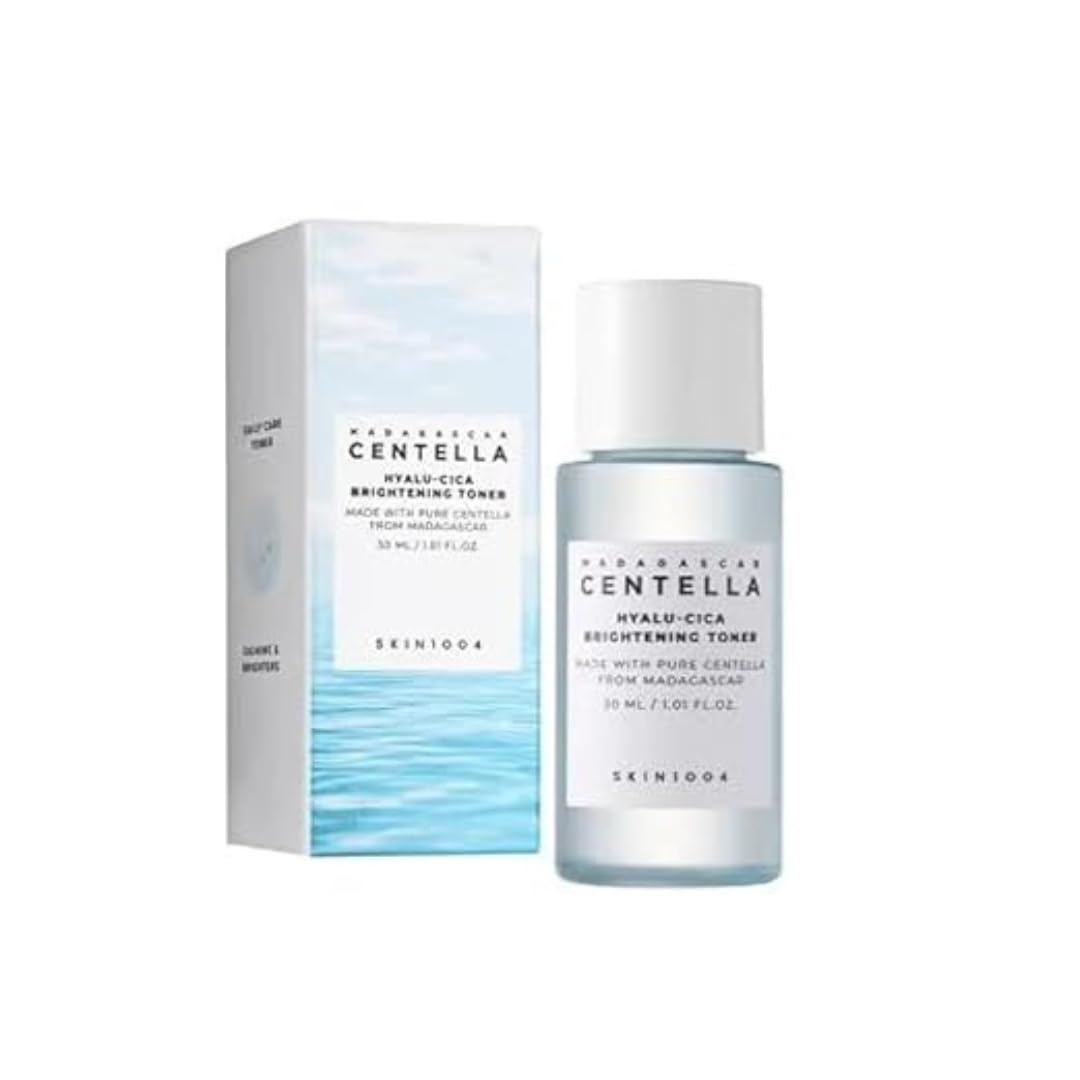 SKIN1004 Madagascar Centella Hyalu-Cica Brightening Tone | Hyaluronic Acid CICA Niacinamide | Hydrating and Refreshing Multi-Care Solutions, 30ml