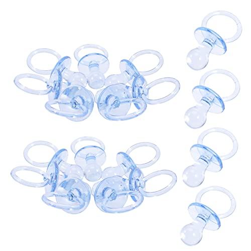 VANZACK 20Piezas Chupetes Decorativos de Plástico Shower y Decoración de Eventos Accesorios Celebraciones de Bebés