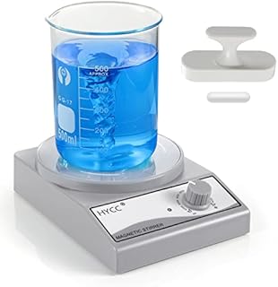 HYCC Magnetic Stirrer, 3000 RPM Magnetic Mixer, Stir Plate Max Stirring Liquid 3 Liters, Lab Stirrers with Magnetic stir bar and stir bar Retriever