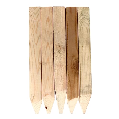 Toyvian 5 Stück Messgrößenpfähle Garteneinsätze Gartenzaungrenze Gartenumrandung Zaunpfähle Pfähle für den Blumengarten gartenzaun pflock Frühlingsgartenpfähle hölzern