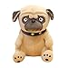 SKYLULU Simulazione Morbida Bambola di Peluche, Giocattoli per Bambini Divano Camera da Letto Cuscino Regalo di Compleanno Simpatico Peluche Shar Pei Dog 35 cm