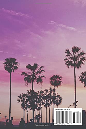 Miniatura 2 de Miami Miami Florida Themed Blank Lined Notebook