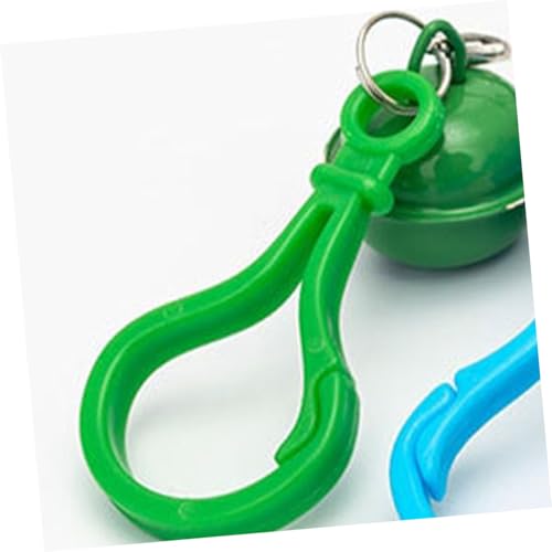 Pendentifs de cloche mignons et attache rétractable pour porte-clés - 4