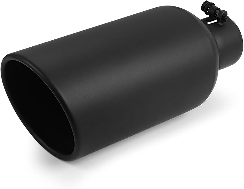 Ponteira de escapamento A-KARCK em aço inoxidável, entrada 7,62 cm e saída 15,24 cm – 38,1 cm