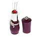 Gazechimp Set de 5pcs Aiguille à Coudre avec Coussin D'Aiguille en Forme de Rouge à Lèvre Accessoire de Couture DIY - Violet