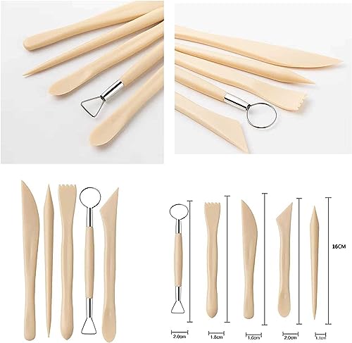 Langqun 760627598778 25Pcs Clay Tools,Air Dry Clay Tools,Pottery Tools Kit,Polymer Clay Dotting Tools,Ceramic Supplies thumb #4
