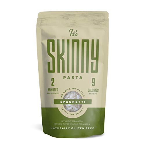 It’s Skinny Spaghetti — Healthy, Low-Carb, Low Calorie Konjac Pasta — Fully Cooked and Ready to Eat — Keto, Gluten Free, Vegan, and Paleo-Friendly (6-Pack)