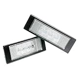 Zulassung: mit E-Prüfzeichen 2 x LED Kennzeichenbeleuchtung Xenon-Module Kennzeichen-Leuchten