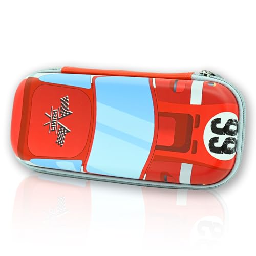 WtallasiSei Car Pencil Case Zip Pencil Box Vintage 66 Route Cars Pouch Holder Multi Desk Organizer For Boys Girls School Office