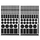 SHINEOFI Pegatinas Bloqueadoras de Luz LED Película Protección Instalación para Aire Acondicionado y Electrodomésticos Paquete de 2 Unidades