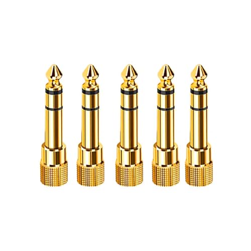 Kit 5 Plugs Adaptador P2 ST Fêmea P/ P10 ST Macho - AC2733K5