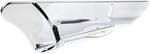 FSFY - Cubierta protectora de correa trasera inferior cromada compatible con Harley Electra Street Road Glide King FLHTK FLHX FLHR