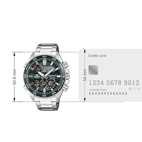 Image of Casio Edifice ERA-130D-3ADF Analog-Digital Green Watch Men (ED714)