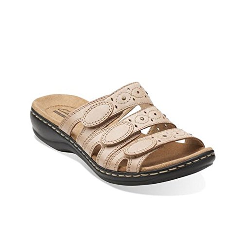 Clarks Women's Leisa Cacti Q Slide Sandal, Nude...
