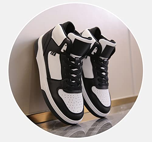 King Ma Women's Fashion Strap High Top Sneaker Casual Sport Shoes2