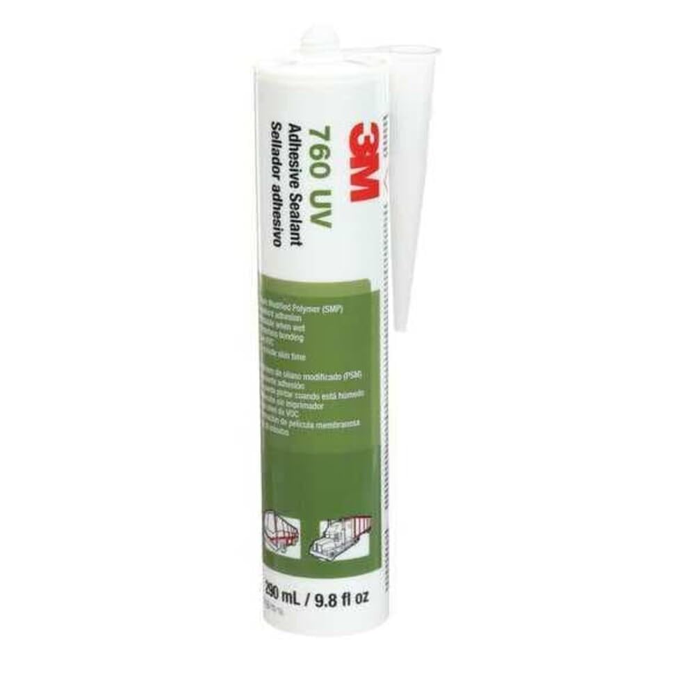 3M 760 Hybrid Adhesive Sealant, Gray 1/10 Gallon Cartridge (Pack of 1)