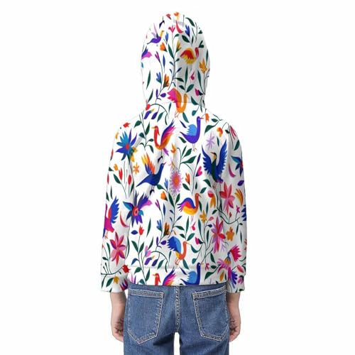 Imprimé 3D oiseaux colorés pull ado le cadeau d'anniversaire parfait - 6