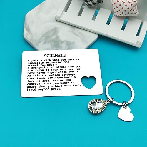 Anniversary Card Gifts for Boyfriend Husband Fiance Engraved Wallet Card for Him Christmas Birthday Gifts Valentines Day Gifts for Him Boyfriend