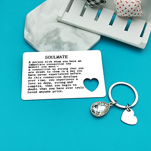 Xiahuyu Valentines Day Gifts for Men Engraved Wallet Insert Card for Boyfriend Fiance Husband Wedding Anniversary Present for Him Fathers Day Christmas Birthday Gifts2