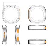 CAZSTYK Custodia esoscheletrica in metallo, Silver FOR 40MM