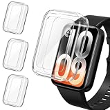 iVoler 3 Pezzi Clear Cover con Pellicola Protettiva per Xiaomi Smart Band 10 PRO (Non per Edizione in Ceramica), Copertura Completa Custodia Anti-Graffio Ultra Sottile Morbida TPU Case, Trasparente