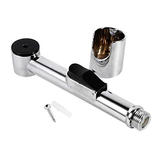 BYARSS Hem Badrum Handhållen Bärbar Krompläterad ABS Shattaf Toalett Bidé Dusch Spray Duschkran Spray Shattaf Toalett Rengöring Kran Tyg Blöja Rengöring