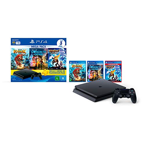 Console Mega Pack Family - Knack 2, Concrete Genie e Ratchet & Clank