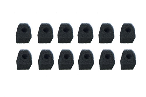 LTWHOME Bio Sponge Fit for Penn Plax 300 Internal Filter Replacement Cartridges(Pack of 12)