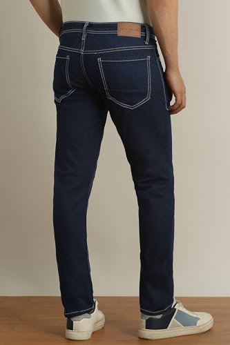 Image of Peter England Men's Skinny Fit Jeans | Denim | Casual Wear | Stylish Bottoms