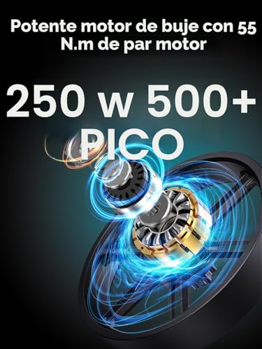 Miniatura 3 de Engwe Bicicleta Eléctrica Plegable 250w, 20 4.0 Neumáticos Off-Road Gruesos, Caja De Cambios De 7 Velocidades Y Batería Reemplazable 48v 13ah - Velocidad De Hasta 25km H Y 100km De Autonomía