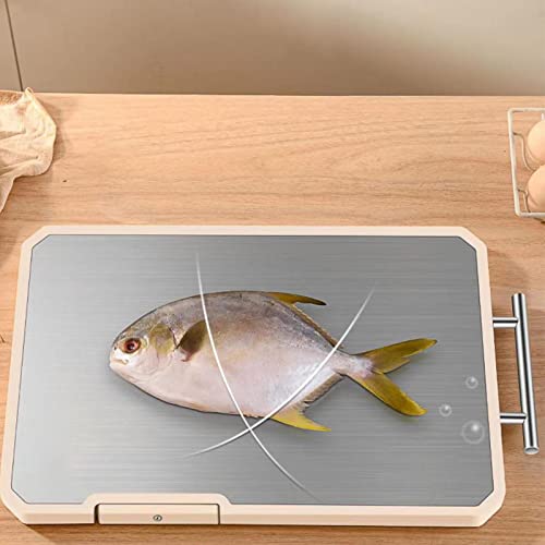 Planche à découper grande taille de qualité alimentaire pour cuisine élégante - 3