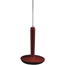 Contemporary, Circular-Base Stand, Mahogany, 7/8" diameter stand fitting, Short 28" pole