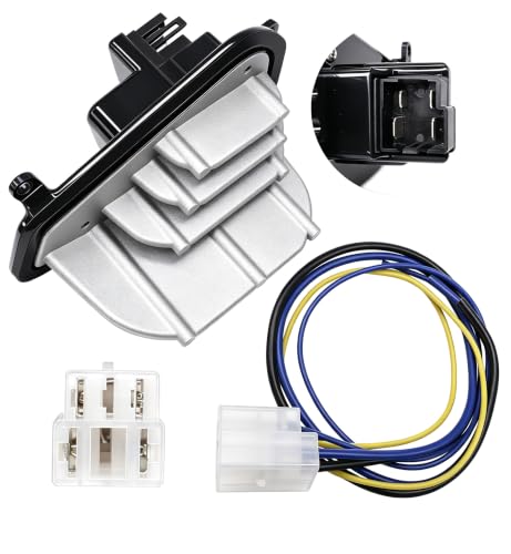 Image of HiSport 79330S3VA01 Front HVAC Blower Motor Resistor with Harness | Compatible with Honda Pilot 2003-2008 Replacement for Acura MDX 2001-2006 V6 3.5L Sport Utility