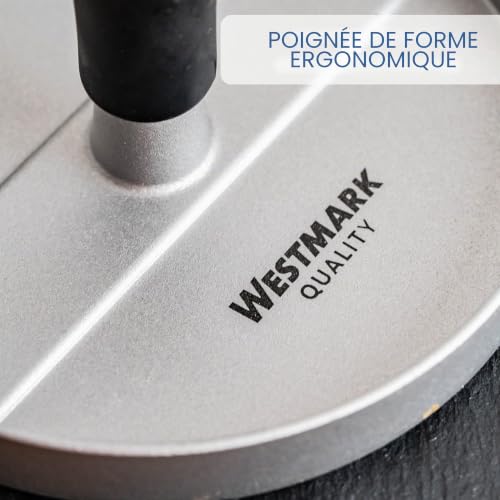 Machine à hamburger en aluminium Westmark Uno Plus avec levier de levage - 6