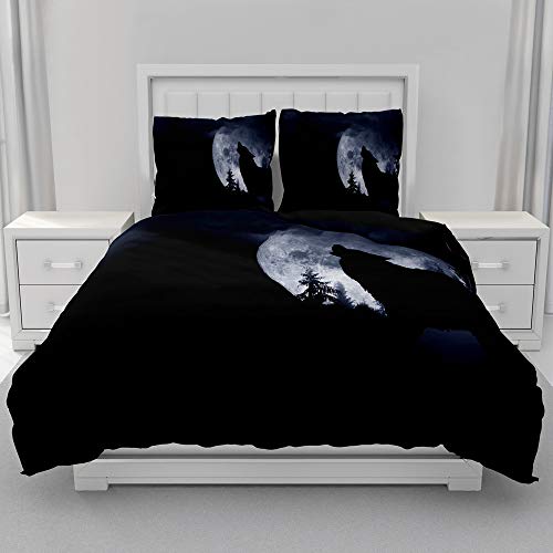 Housse de Couette Loup 3D Impression Haute Définition Durable