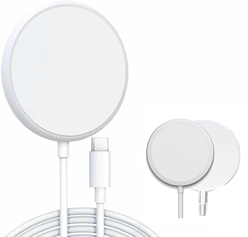 ONLYOU ���C�����X�[�d�� magsafe�[�d�� magsafe�Ή� �[�d�� �}�O�l�b�g qi QC3.0�Ή� AirPods�Ή� AirPods Pro�Ή� ���΃��C�����X�[�d�� �`���[�W���[ (�N���A - ������)