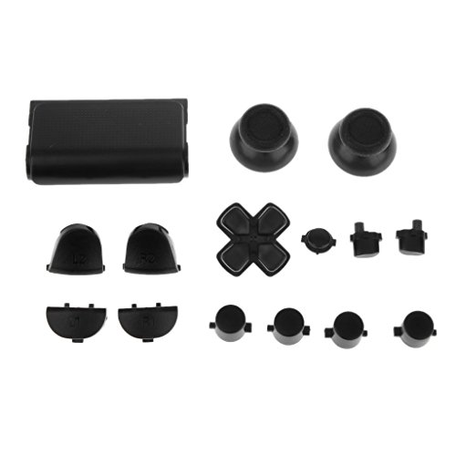 L2 R2 L1 R1 - Juego de botones para mando de PS4, color negro