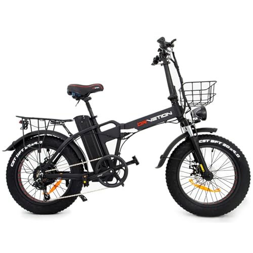 KIMDYMA AT20 Bicicleta Eléctrica Plegable 250W | 20' × 4.0 Cubiertas Gruesas e-Bike Adulto | Batería: 48V 10AH Extraíble | Autonomía hasta 60KM | Suspensión Delantera | 7 Velocidades (10 Ah)