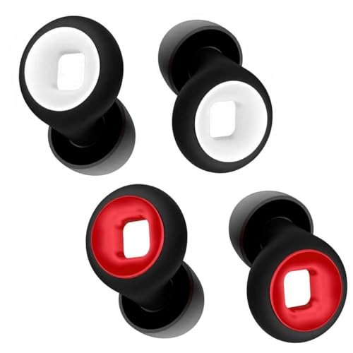 Motorcycle Ear Plugs Wind Noise Cancelling, 45db Reusable Soft Silicone Earplugs for Noise Reduction