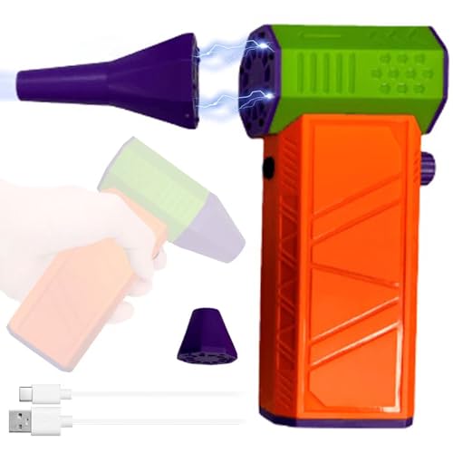 X6 バージョン暴力ターボファン-130000RPM 電動エアダスター、ミニ電動圧縮空気ダスター、風速 62M/S、Type-C 充電、車/キーボード/PC/家庭の掃除用ターボダストブロワー Dazzling