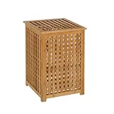 Cesto de Ropa nórdico marrón de bambú para Cuarto de baño Basic - LOLAhome