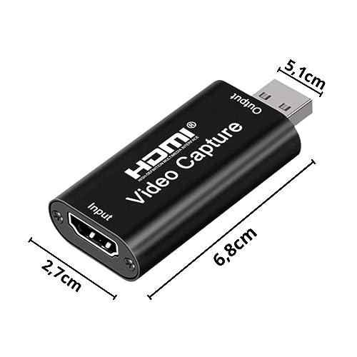 PLACA DE CAPTURA Adaptador HDMI Para USB 2.0 4K 1080p FULL HD Placa Captura De Vídeo Áudio Velocidad
